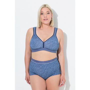 Reggiseno minimizer senza ferretto con effetto denim e coppa C-D