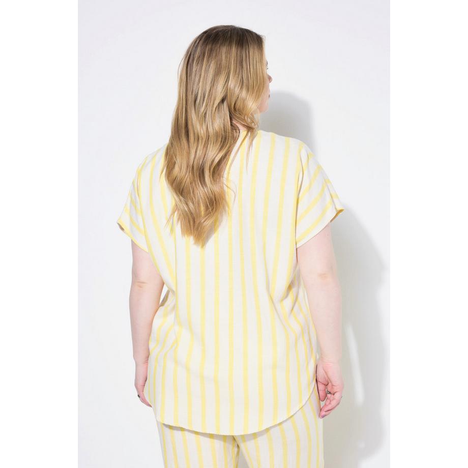 Studio Untold Oversized Blusenshirt Streifen  