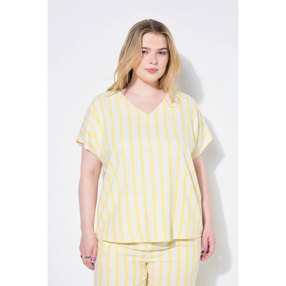 Studio Untold Oversized Blusenshirt Streifen  