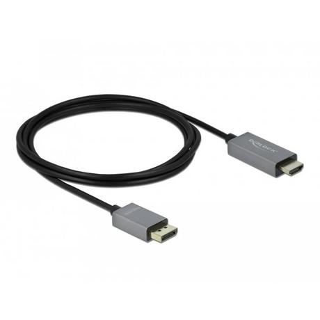 DeLock  DeLOCK Câble actif DisplayPort 1.4 à HDMI 4K 60 Hz (HDR) 2 m 