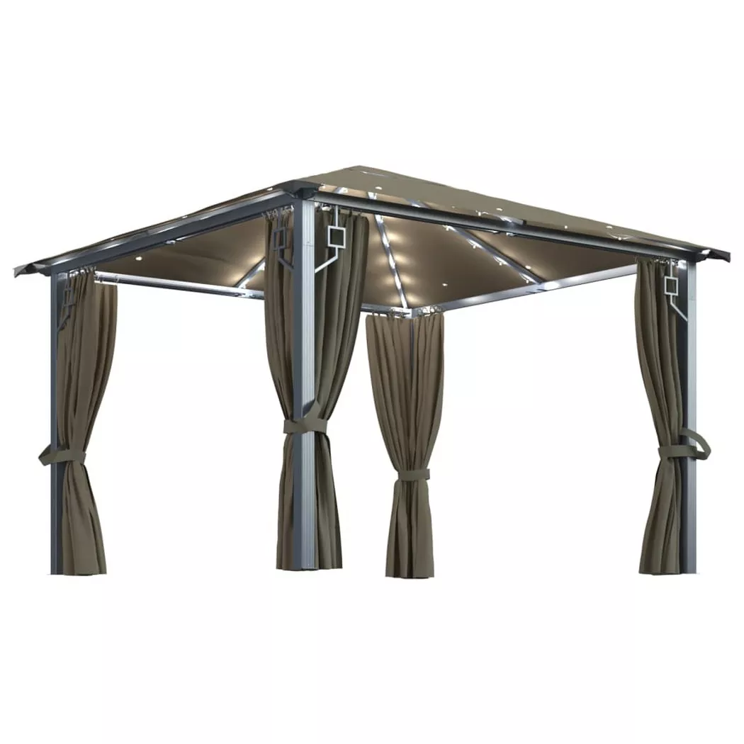 VidaXL - Gartenpavillon gewebe, One Size, Beige