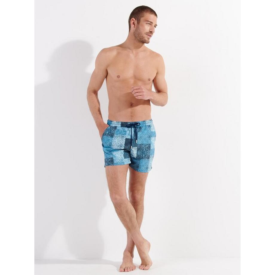 HOM Pantaloncini da Bagno Patchwork  