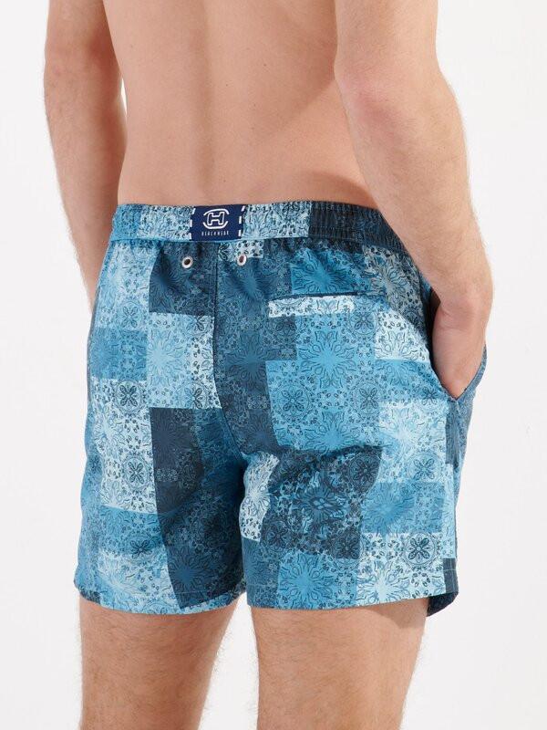 HOM Pantaloncini da Bagno Patchwork  