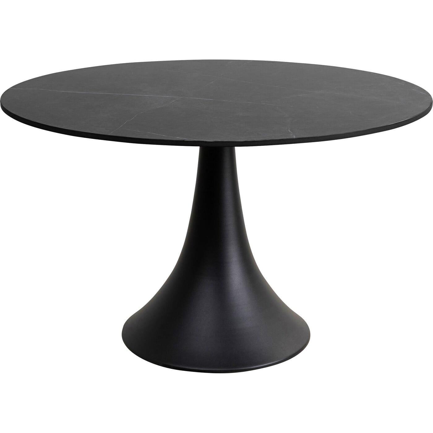 KARE Design Table Grande Possibilita Outdoor noire ronde 110  