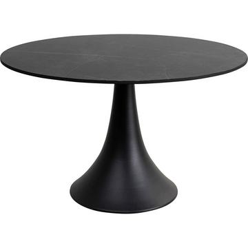 Table Grande Possibilita Outdoor noire ronde 110