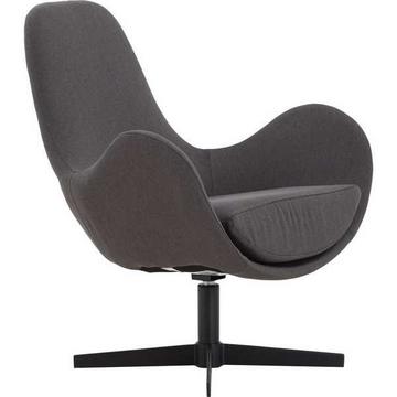 Fauteuil profond avec fonction pivotante, gris foncé