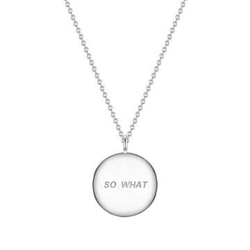 Femme Collier en argent So what