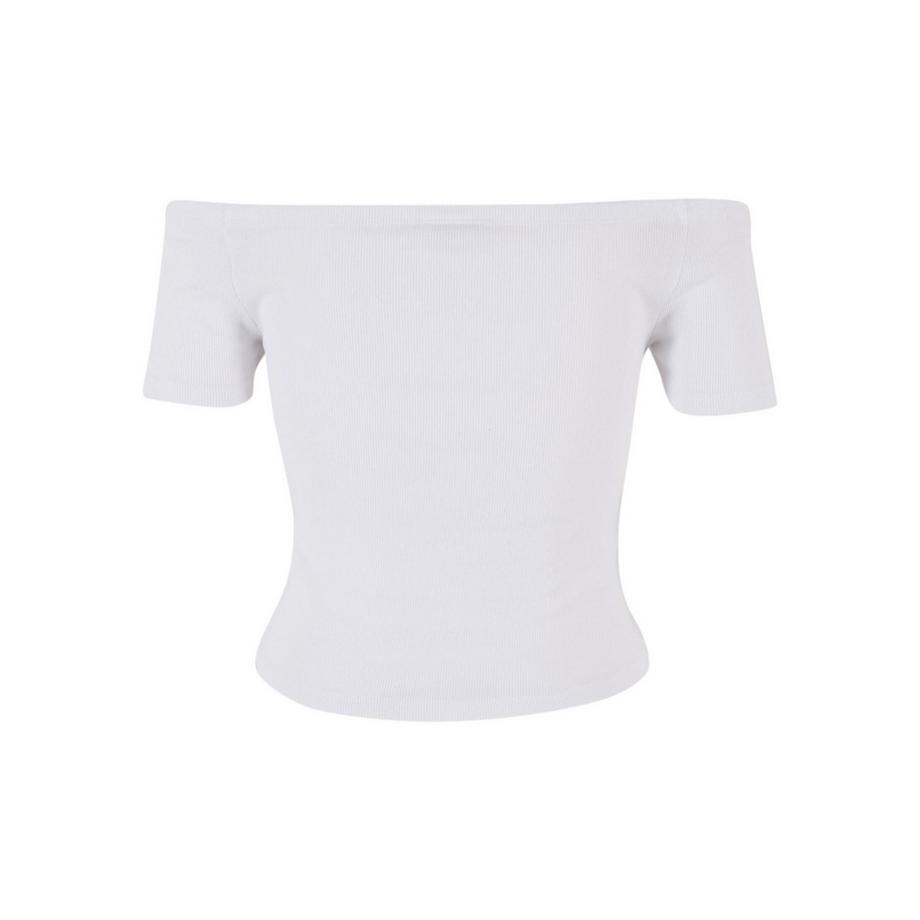 URBAN CLASSICS Organic Off-Shoulder Rib T-Shirt  