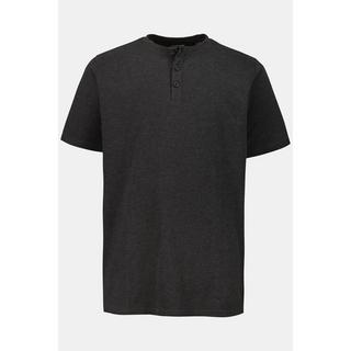 JP1880  T-shirt Henley, collection Basic. Manches courtes et patte de boutonnage 