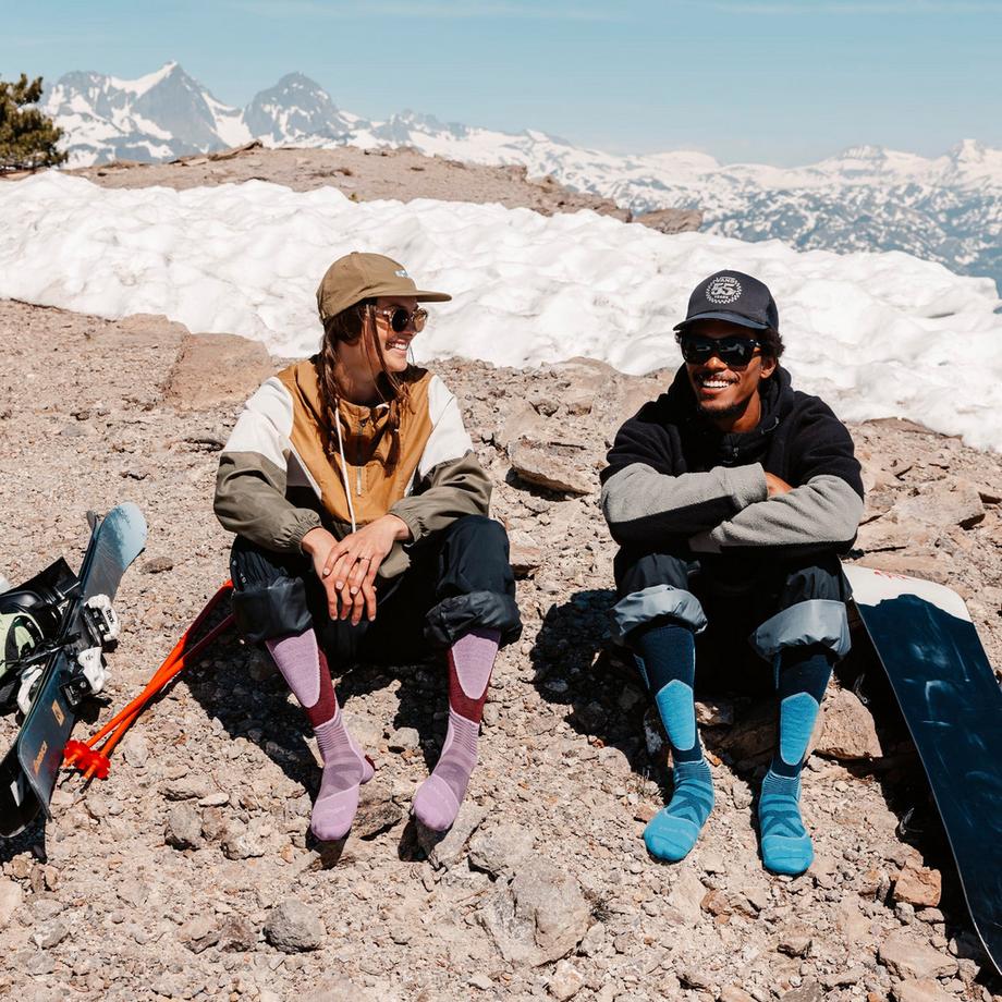 Darn Tough Vermont  Calze Donna Ginocchio Leggere Sci Snowboard Lana Merino Imbottite 