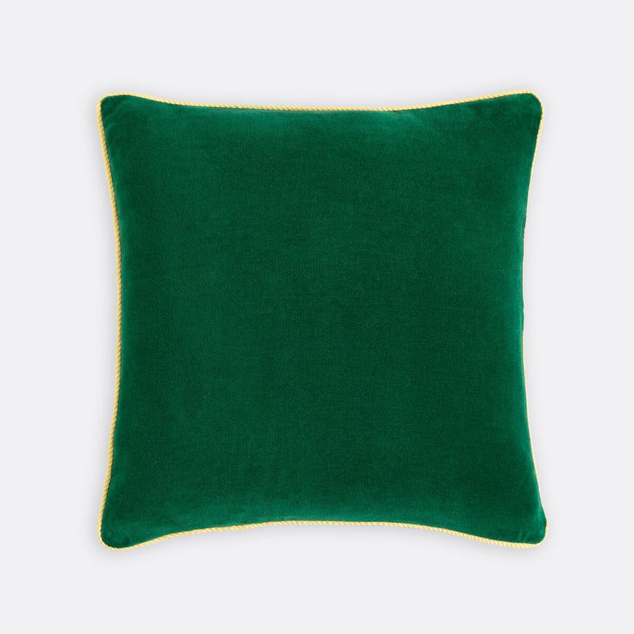 Housse de coussin bicolore carrée 50x50 cm