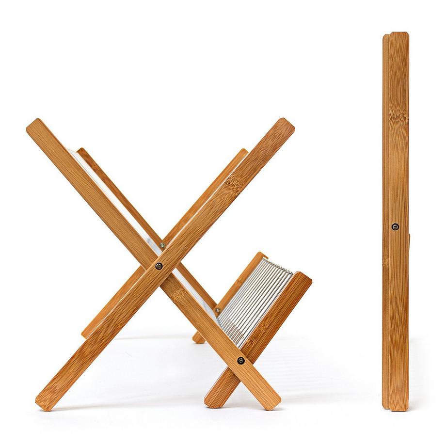 B2X Supporto per scarico CROSS in bambù e metallo  