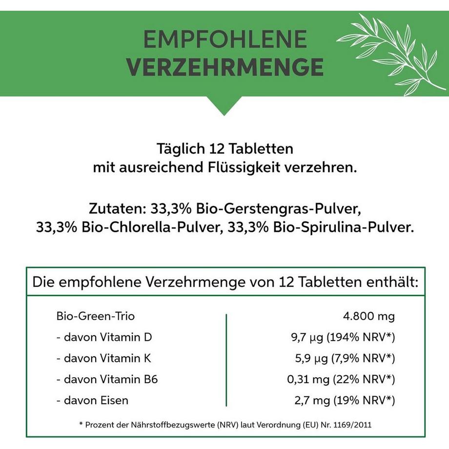 Eltabia  Bio Green Trio Tabletten 
