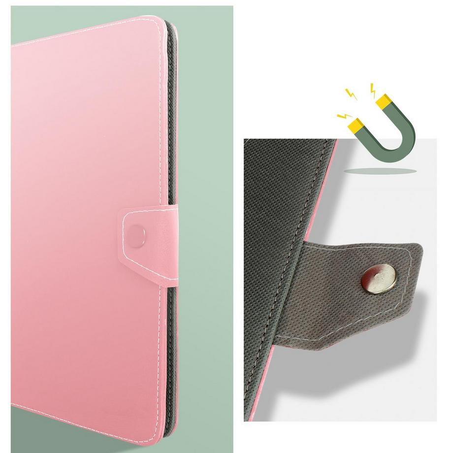 Avizar  Custodia Tablet Similpelle Supporto Rosa 