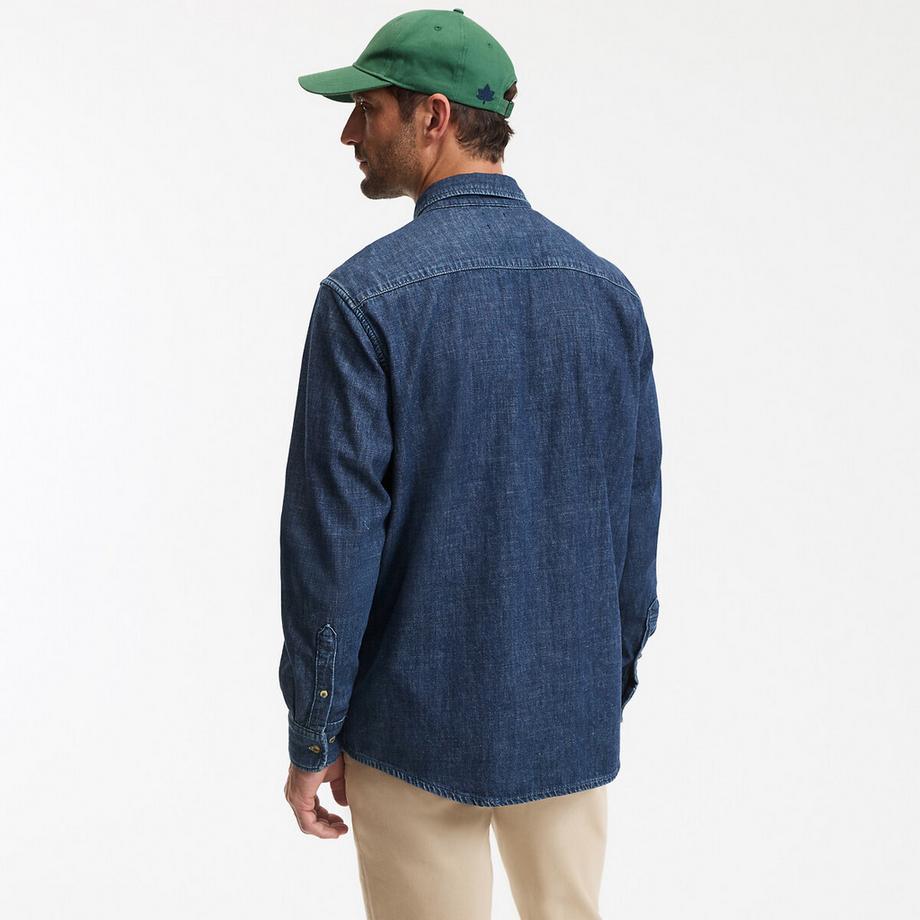 La Redoute Collections Baumwoll Denim Jeanshemd  