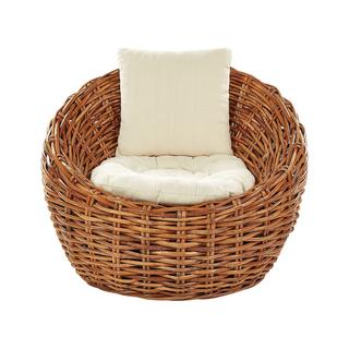 Beliani Sedia da giardino en Rattan Boho LERICI  