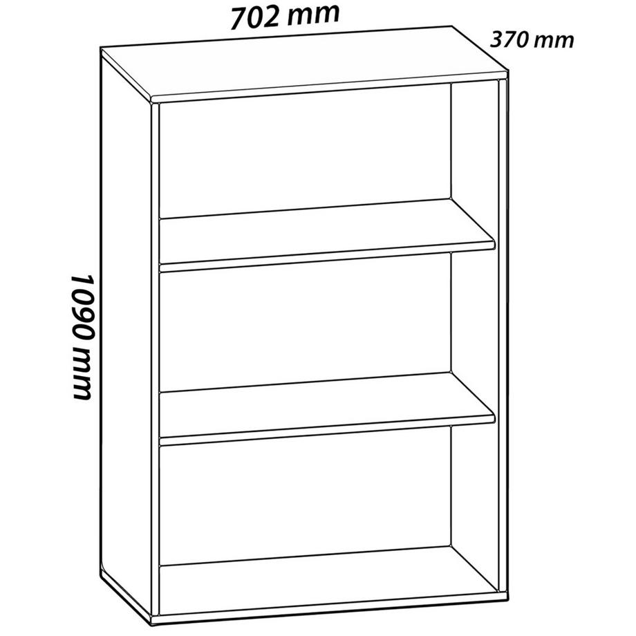 VCM XXL bois Grande armoire à chaussures Étagère à chaussures Grande botte Meuble d'entrée Lona 5 compartiments  