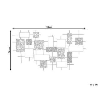 Beliani Wandobjekt aus Eisen Modern ASTATINE  