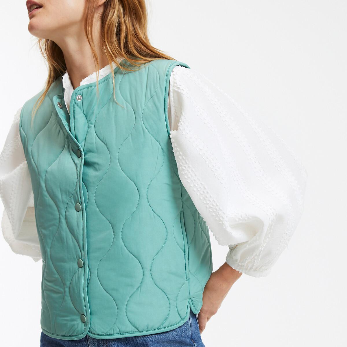 La Redoute Collections  Steppgilet mit Druckknöpfen 