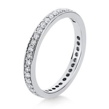 Mémoire-Ring 750/18K Weissgold Diamant 0.55ct.