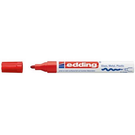 Edding EDDING Paintmarker 750 2-4mm 750-2 CREA rot  