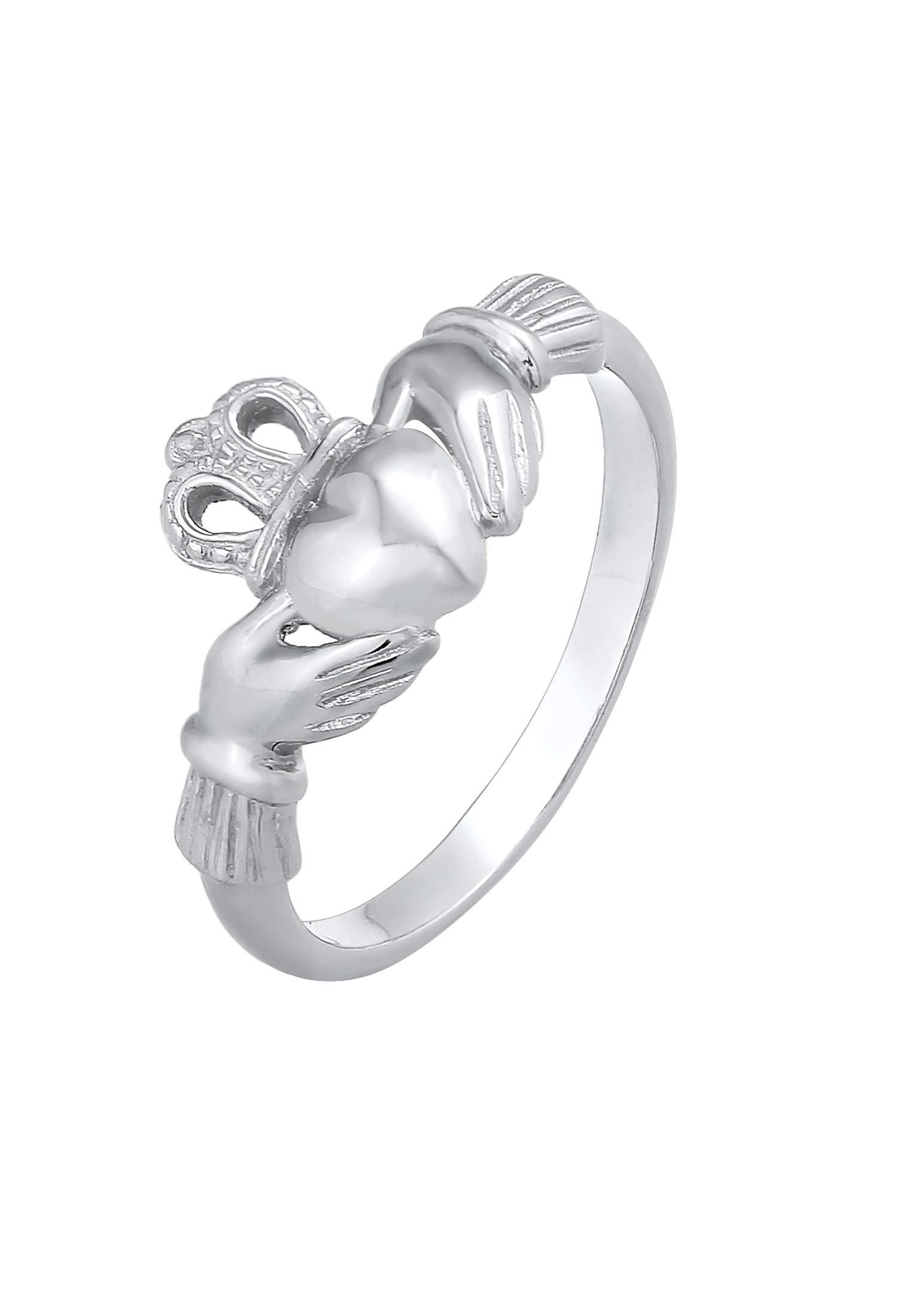 Elli  Bague Femmes Claddagh Coeur Couronne 