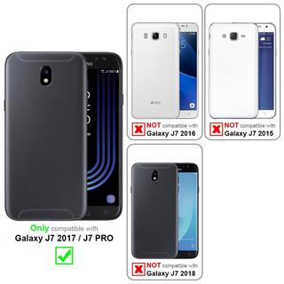 Cadorabo  Hülle für Samsung Galaxy J7 2017 TPU Silikon Frosted 