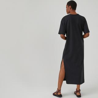 La Redoute Collections Langes Jerseykleid mit Knopfleiste an der Schulter  