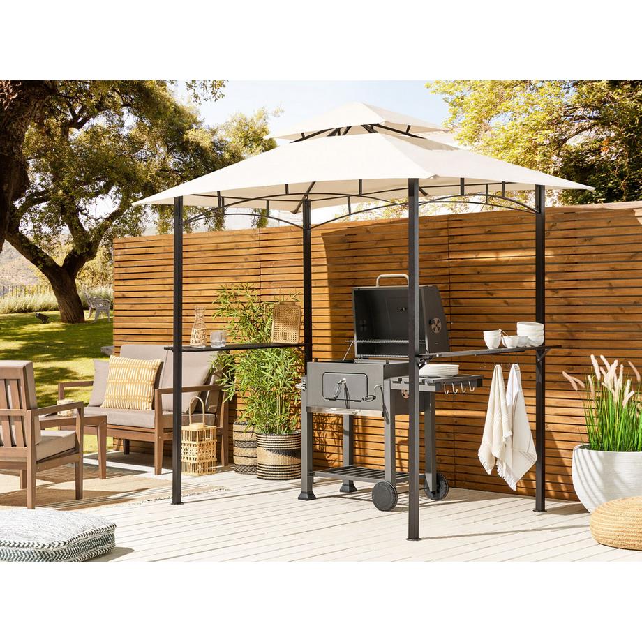 Beliani Gazebo en Acciaio Classico NARO  