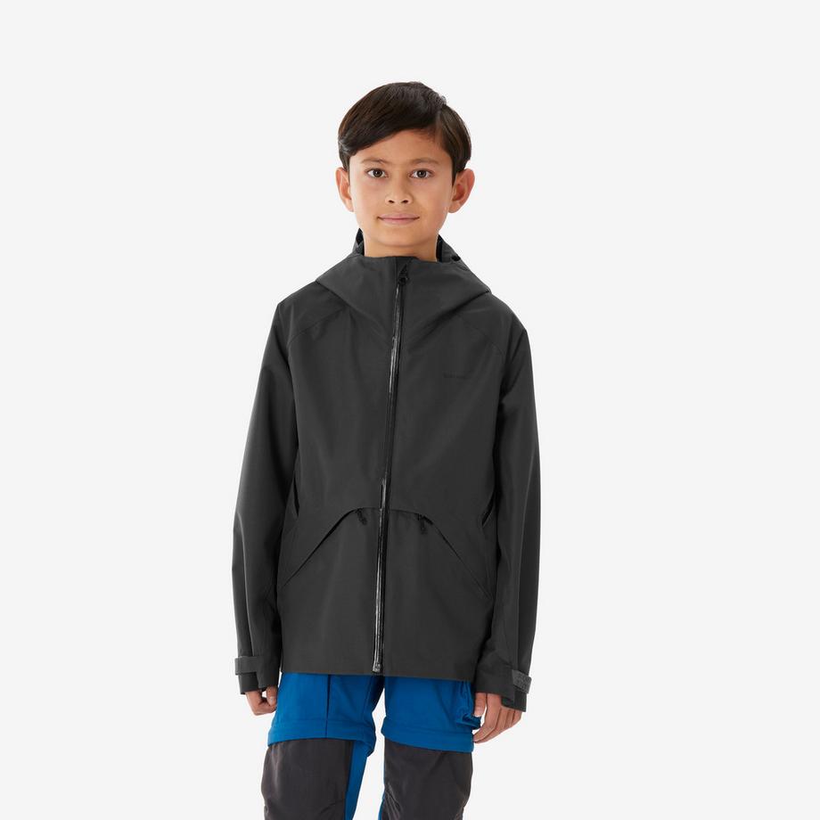 Wanderjacke Jungen wasserdicht synthetisch