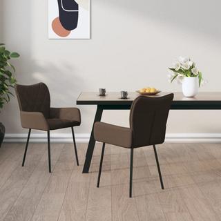 VidaXL Chaise de salle à manger tissu  