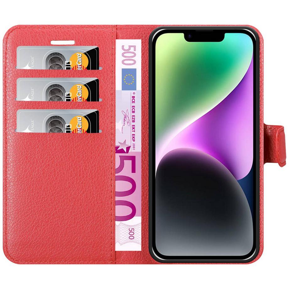 Cadorabo  Hülle für Apple iPhone 14 PLUS Standfunktion, Kartenfach 