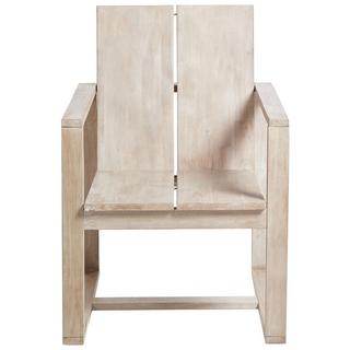 Beliani Set di 2 sedie da giardino con cuscini en Legno d'acacia Rustico AZZANELLO  