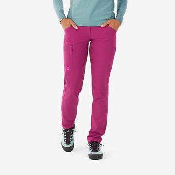 Intimo sportivo donna pantaloni da arrampicata stretch poliammide