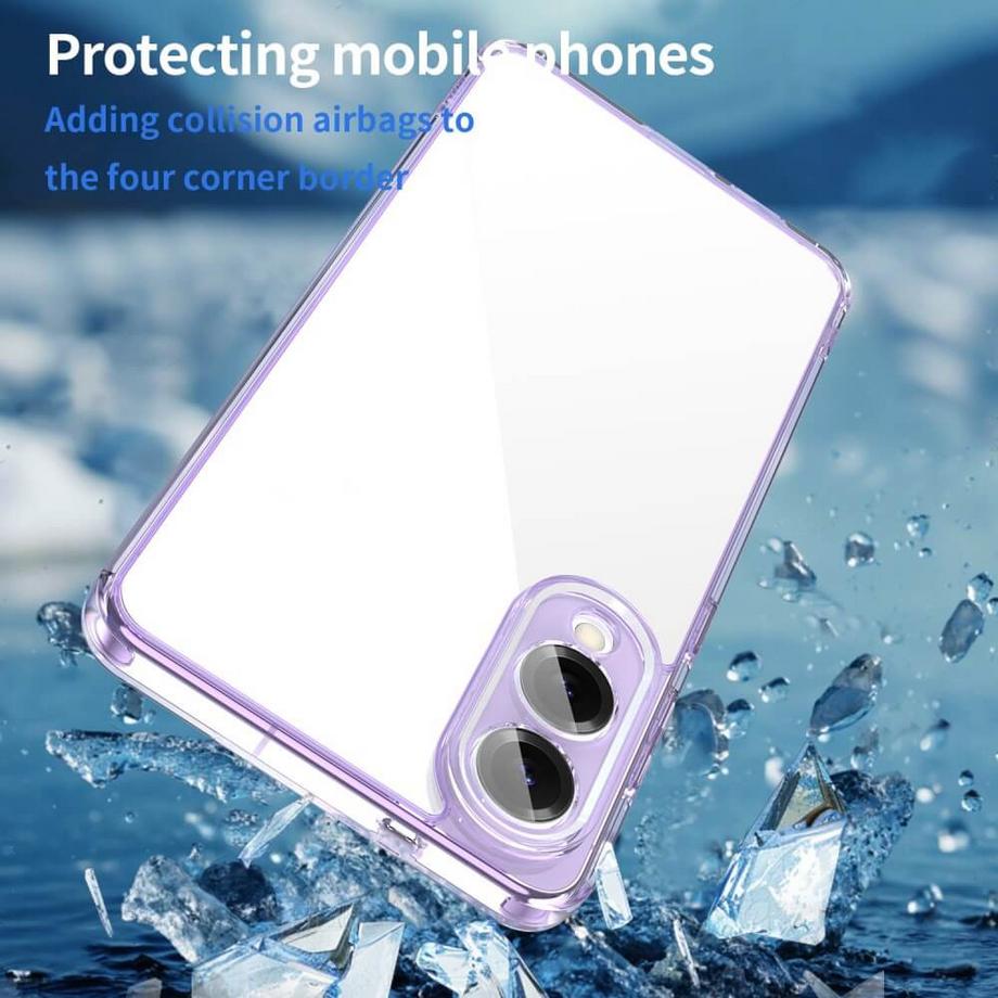 Cover-Discount  Galaxy S25 Edge - Custodia in acrilico con protezione della camera 