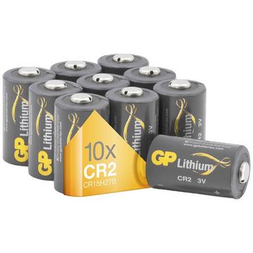 GP Lithium Batterie CR2 (CR17355 CR2E), 3V, 10 Stück