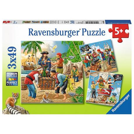 Ravensburger  Puzzle Abenteuer auf hoher See (3x49) 