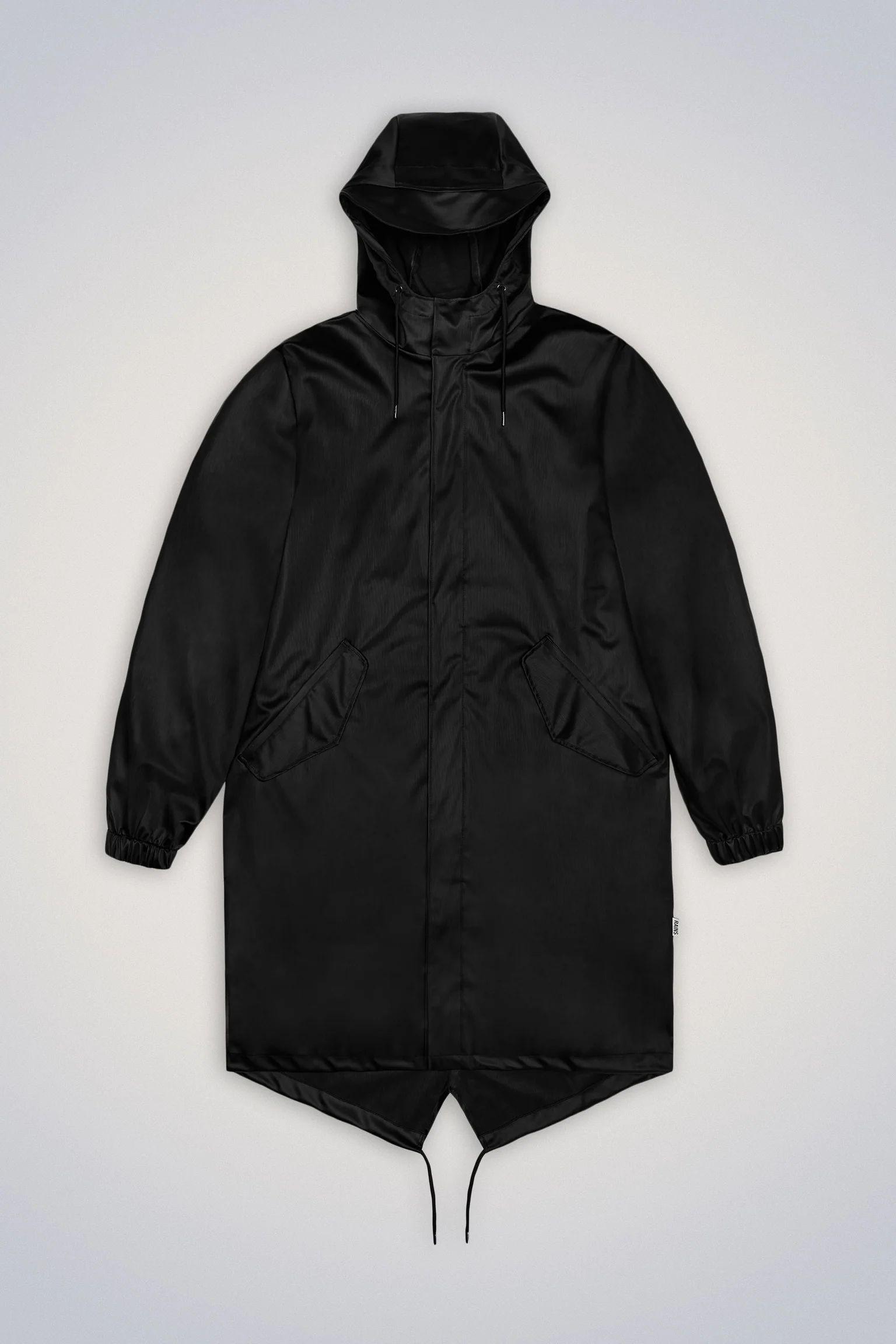 RAINS  18140 Fishtail Parka-XS 