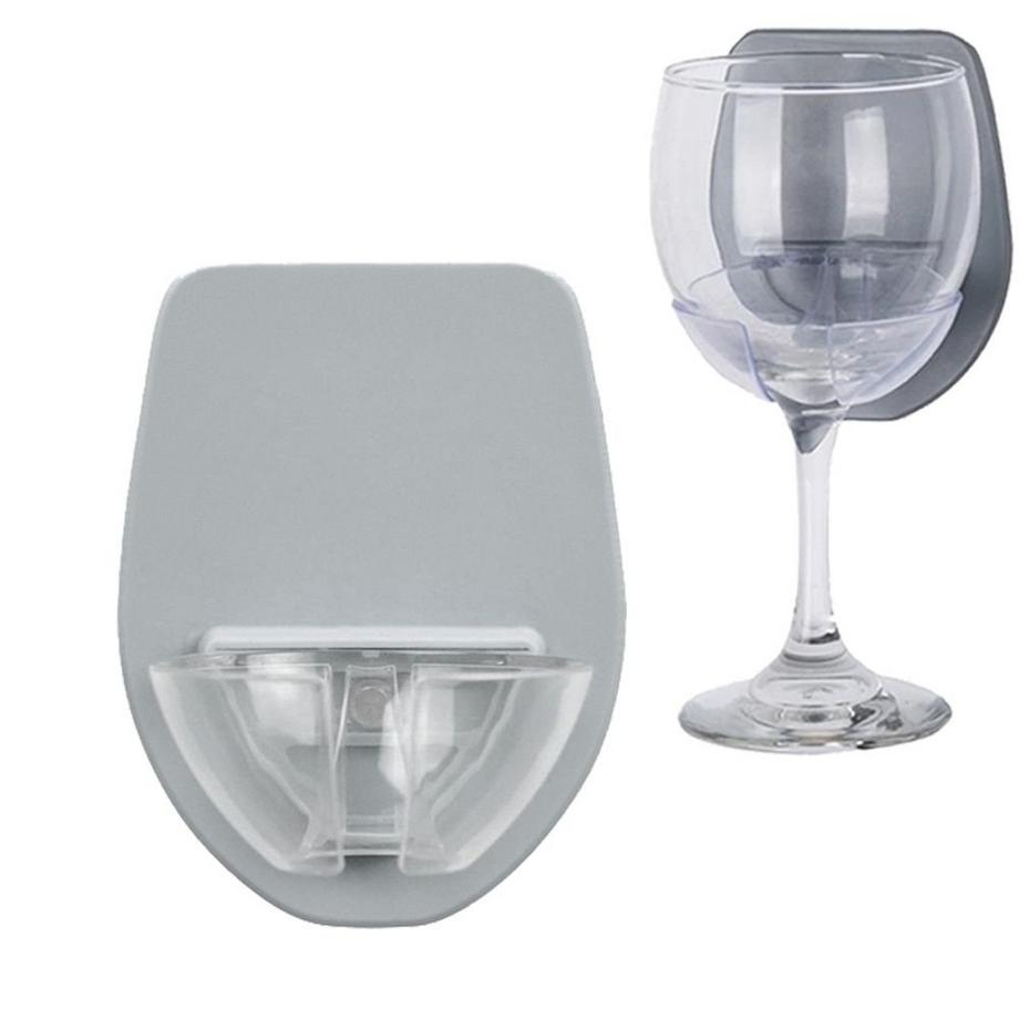 eStore Portabicchiere da vino autoadesivo da muro  