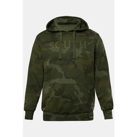 JP1880  Sweat à capuche, effet camouflage, jusqu'au 8 XL 