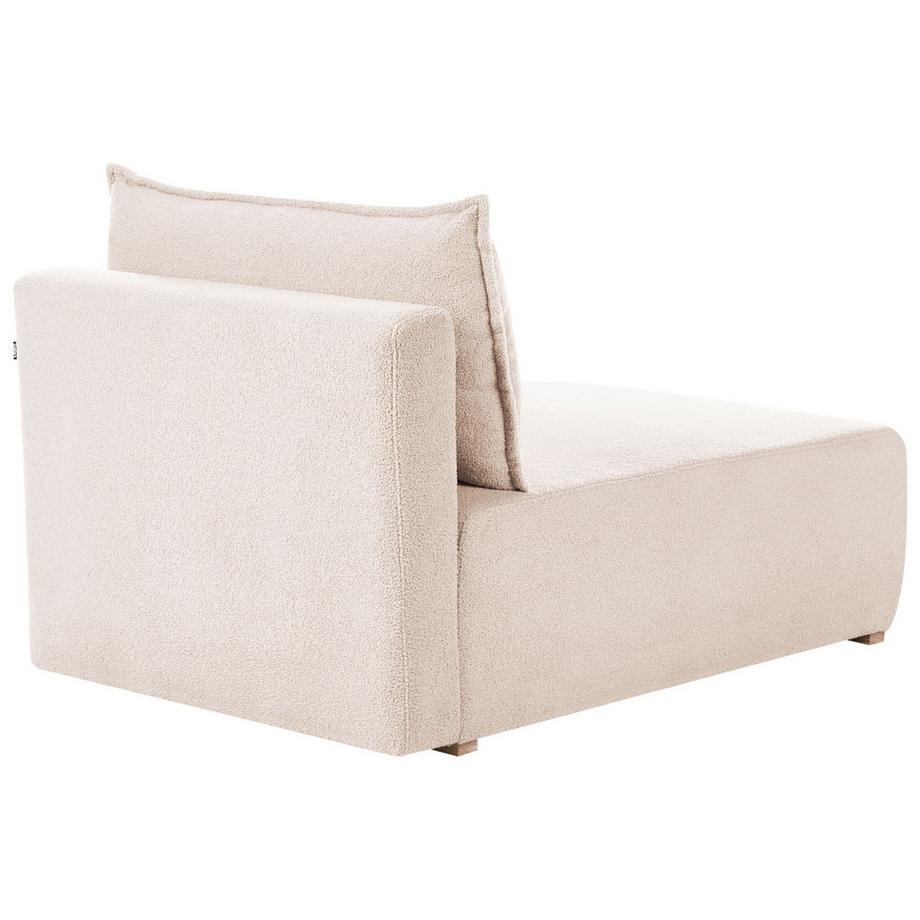 Beliani Chaise longue en Bouclé Minimaliste NERBO  