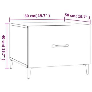 VidaXL Table basse bois d'ingénierie  