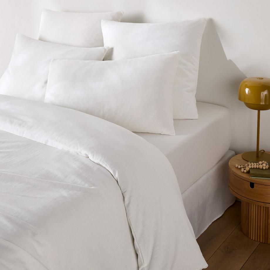 Bettbezug Marnie aus Baumwolle/gewaschenem Leinen