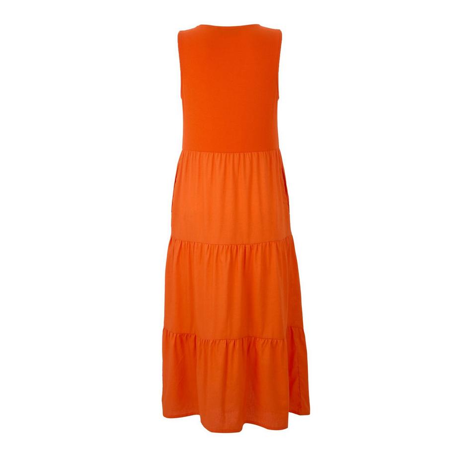 Regatta Tarise Ärmelloses Gestuftes Midikleid  