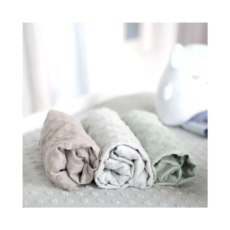 roba  Housse de protection pour matelas à langer 75 x 85 cm frosty green 