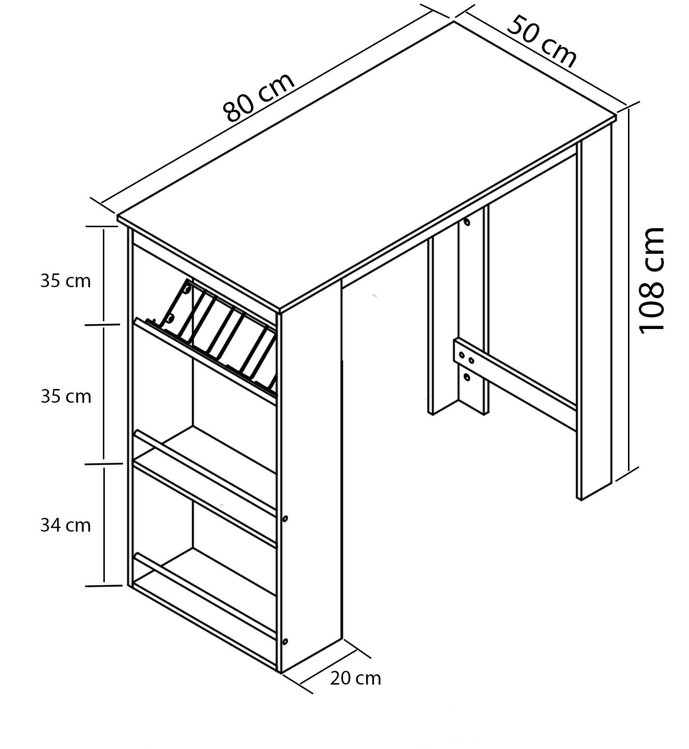 VCM Bartisch Stehtisch Bistrotisch Oktola  