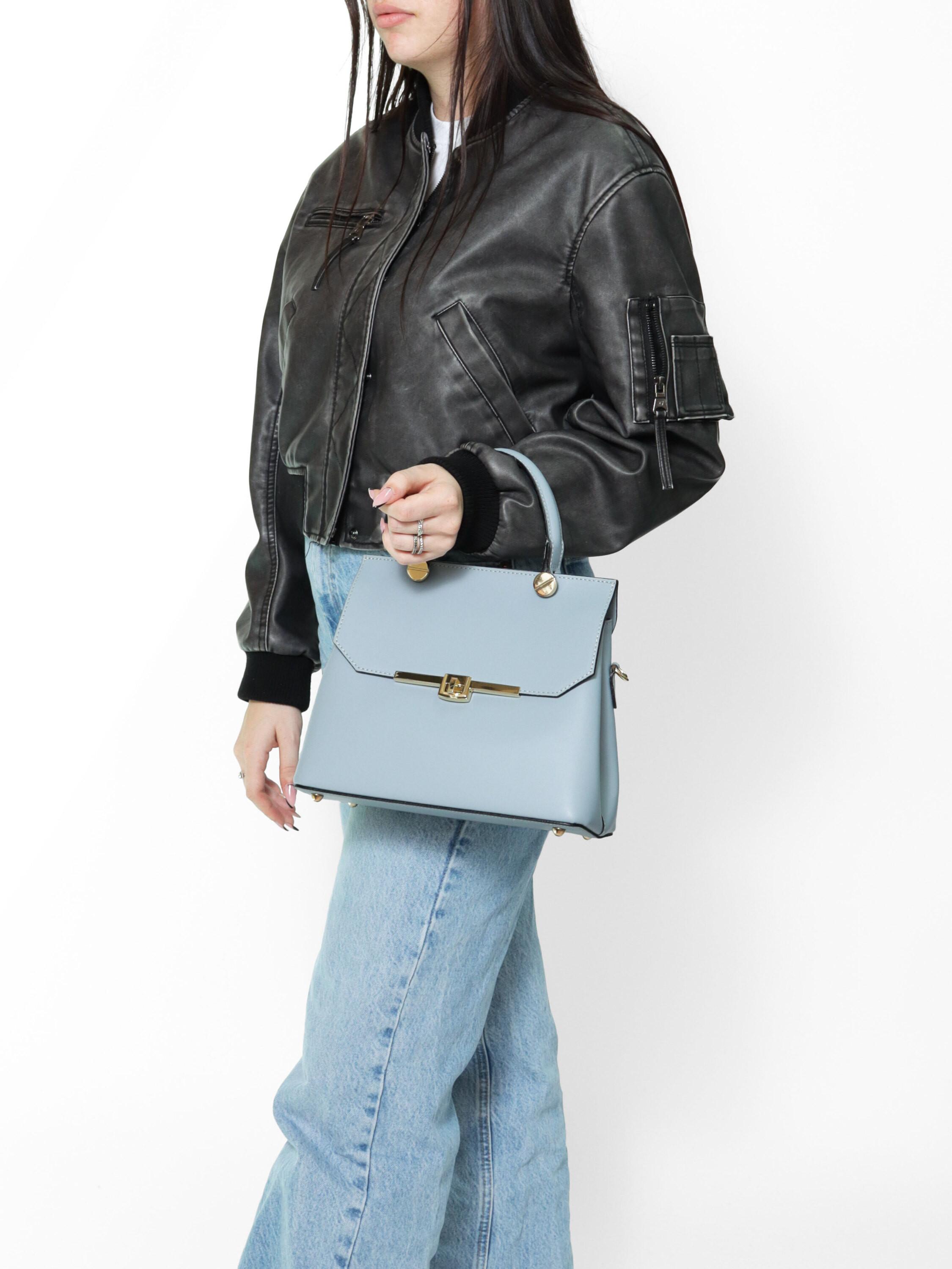 Viola Castellani Handtasche mit abnehmbarem Schultergurt  