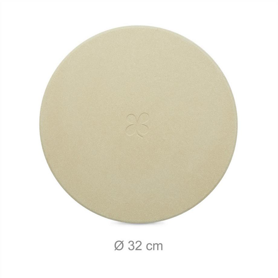 B2X Runder Pizzastein im Set  