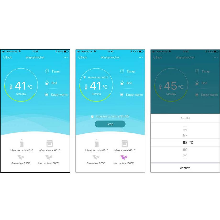 E+P Elektrik PC-WKS 1167 verre de thé/bouilloire  