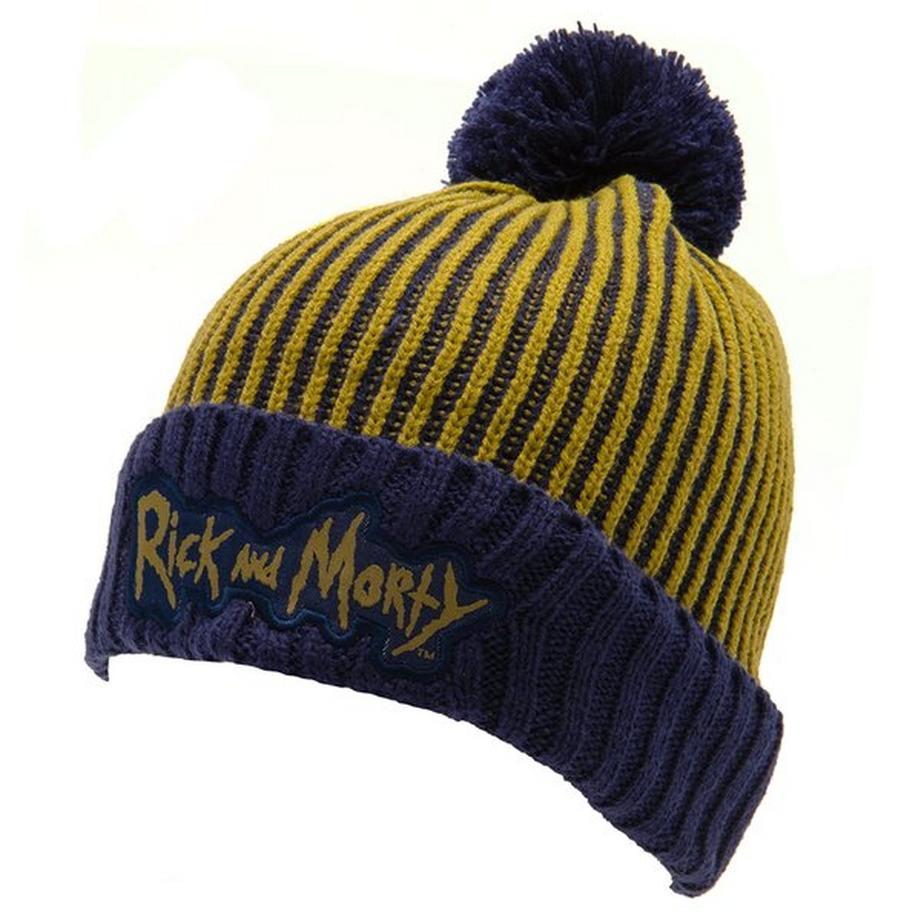 Rick And Morty Bonnet Rayé avec Pompon  